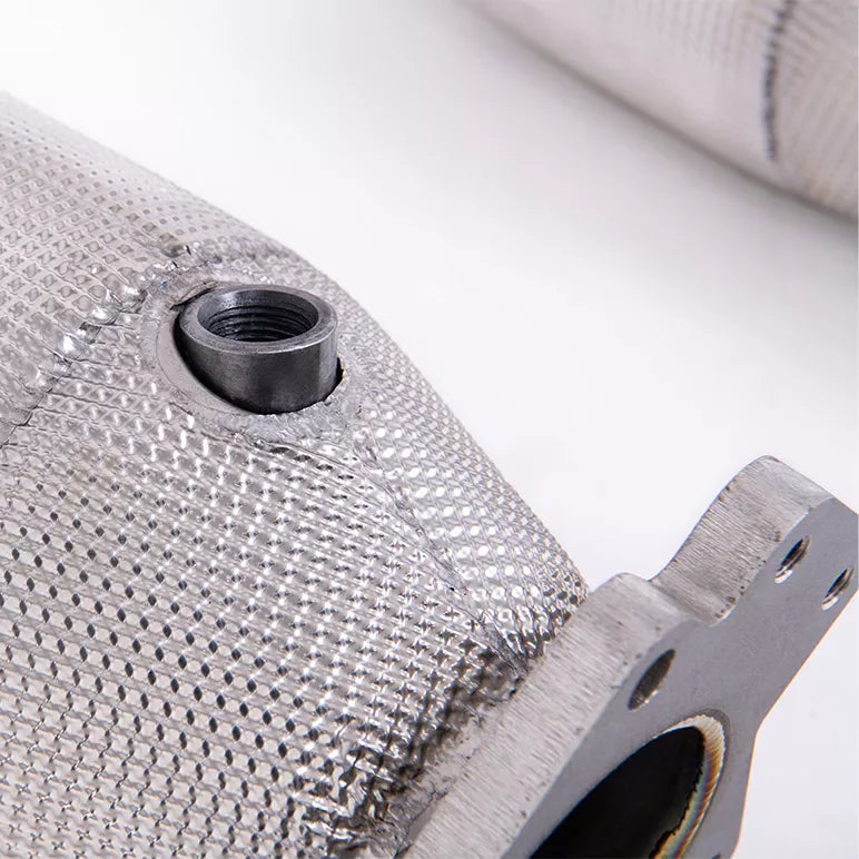 Close-up detail of Milltek Sport exhaust hardware for 2020+ Chevrolet Corvette Stingray 6.2L V8 & E-Ray Hybrid (part SSXCH1114)