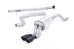 Milltek Non-Resonated Cat-Back Exhaust System with GT-80 Tips for Ford Fiesta Mk7/Mk7.5 2013-2017