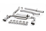 Milltek Non-Resonated Cat-Back Exhaust System with GT-115 Tips for Ford Focus Mk3 (5-Door Hatchback) 2016-2018