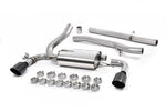 Milltek Non-Resonated Cat-Back Exhaust System with GT-115 Tips for Ford Focus Mk3 (5-Door Hatchback) 2016-2018