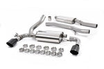 Milltek Resonated Cat-Back Exhaust System with GT-115 Tips for Ford Focus Mk3 (5-Door Hatchback) 2016-2018