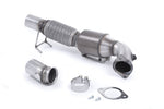 Milltek Sport downpipe and connecting pipework for 2016-2018 Ford Focus Mk3 RS 2.3-litre EcoBoost 4wd 5-Door Hatchback (part SSXFD193), product photo