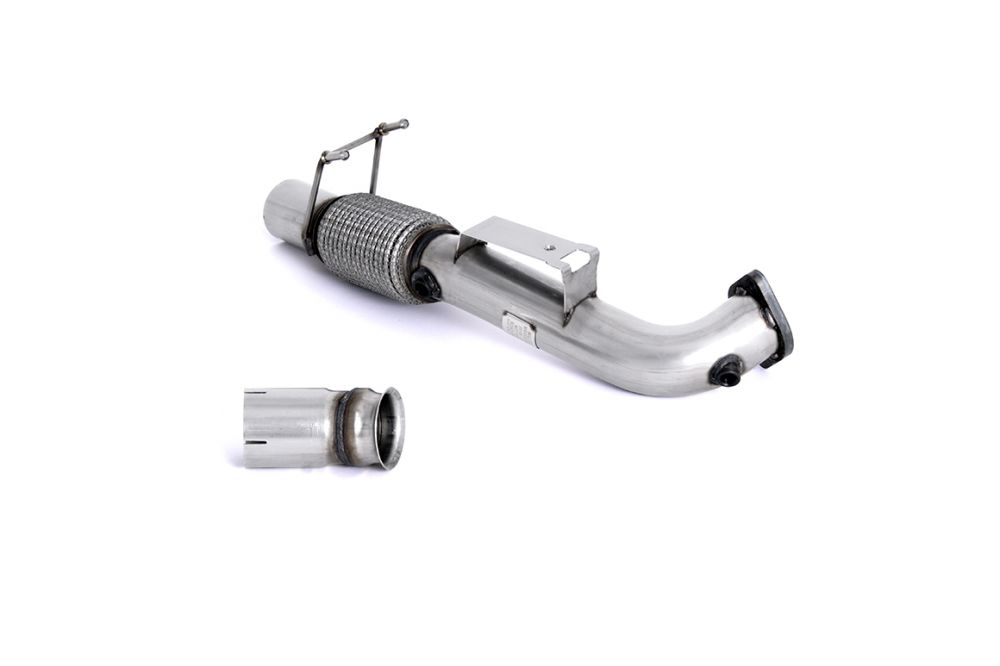 Milltek Sport downpipe and connecting pipework for 2016-2018 Ford Focus Mk3 RS 2.3-litre EcoBoost 4wd 5-Door Hatchback (part SSXFD194), product photo