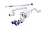 Milltek Non-Resonated Cat-Back Exhaust System with GT-80 Tips for Ford Fiesta Mk7/Mk7.5 2013-2017