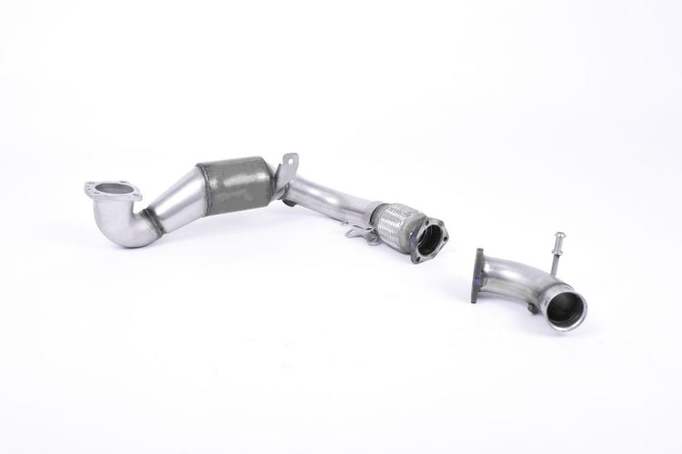 Ford Fiesta Mk8 1.0T EcoBoost ST-Line 3 & 5 Door (Non-OPF/GPF Models Only) 2017-2019 Cast Downpipe with Race Cat Exhaust - Milltek Fitment Ford Fiesta Mk8 1.0T EcoBoost ST-Line 3 & 5 Door (Non-OPF/GPF Models Only) 2017-2019 Cast Downpipe with Race Cat Exhaust - Milltek Fitment