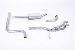 Milltek Road+ Cat-Back Exhaust System with GT-80 Tips for Ford Fiesta Mk7/Mk7.5 2013-2017