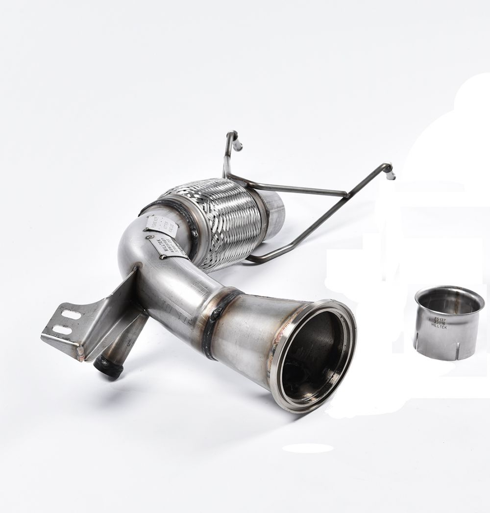 Milltek Sport downpipe and connecting pipework for 2014+ MINI Mk3 Mini Cooper S 2.0 Turbo (part SSXM428), product photo