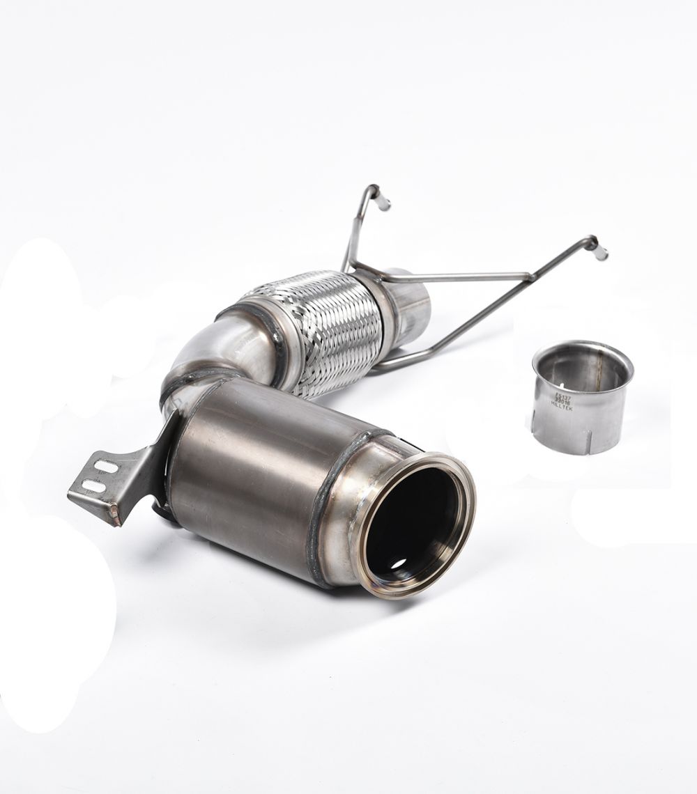 Milltek Sport downpipe and connecting pipework for 2014+ MINI Mk3 Mini Cooper S 2.0 Turbo (part SSXM429), product photo