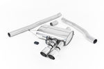 Milltek Valved & Non-Resonated Cat-Back Exhaust System with GT-90 Tips for New Mini Mk3 (F56) Cooper S 2014+