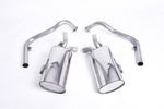 Milltek Non-Resonated Cat-Back Exhaust System with Twin 90mm Special Tips for Porsche 987 Boxster S / Cayman S 2009-2013
