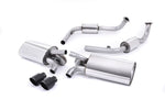 Milltek Resonated Cat-Back Exhaust System with Twin 90mm Special Tips for Porsche 987 Boxster S / Cayman S 2009-2013