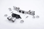 Milltek Sport exhaust system parts for 2013-2017 Porsche 911 991.1 GT3 & GT3 RS (part SSXPO128): pipework, silencers and black tailpipe tips