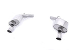 Milltek Sport exhaust system parts for 2013-2018 Range Rover Sport 5.0 Supercharged (part SSXRR109): pipework, silencers and polished silver tailpipe tips