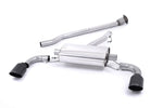 Milltek Non-Resonated Secondary Cat-Back Exhaust System with GT-115 Tips for Subaru BRZ / Toyota GT86 2012+