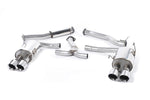 Milltek Resonated Cat-Back Exhaust Systems with MSUB169 Connector & GT-100 Tips for Subaru Impreza WRX STi 2014+