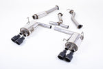 Milltek Resonated Cat-Back Exhaust Systems with MSUB169 Connector & GT-100 Tips for Subaru Impreza WRX STi 2014+