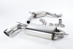 Milltek Resonated Cat-Back Exhaust System with Single Polished Oval Tip for Seat Leon Cupra 240PS 2006-2011