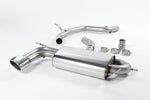 Milltek Non-Resonated Cat-Back Exhaust System with Single Polished Oval Tip for Seat Leon Cupra 240PS 2006-2011