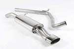Milltek Non-Resonated Cat-Back Exhaust System with Polished Oval Trim for Seat Ibiza 1.9 130PS & 160PS / Ibiza Cupra 1.8 180PS 2003-2007