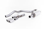 Milltek Resonated Cat-Back Exhaust System with Twin GT-80 Tips for Seat Leon FR 150 SC and 5-door (manual and DSG-auto) 2013-2020