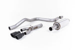 Milltek Resonated Cat-Back Exhaust System with Twin GT-80 Tips for Seat Leon FR 150 SC and 5-door (manual and DSG-auto) 2013-2020