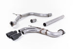 Milltek Non-Resonated Cat-Back Exhaust System with Twin GT-80 Tips for Seat Leon FR 184PS SC and 5-door (manual and DSG-auto) 2013-2020