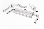 Milltek Resonated Cat-Back Exhaust System with Quad GT-80 Tips for Seat Leon Cupra 300 2018-2019