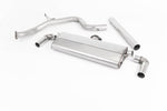 Milltek Non-Resonated Cat-Back Exhaust System with Oval Tips for Seat Leon Cupra 300 2018-2019