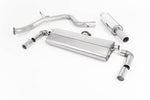 Milltek Road+ Cat-Back Exhaust System with Quad GT-80 Tips for Seat Leon Cupra 300 2018-2019