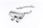 Milltek Non-Resonated Cat-Back Exhaust System with GT-100 Tips for Volkswagen Golf MK5 R32 2005-2009