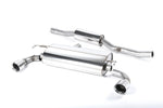 Milltek Resonated Cat-Back Exhaust System with GT-100 Tips for Volkswagen Golf Mk4 R32 2002-2005