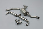 Milltek Part Resonated (Road+) Cat-Back Race Exhaust System with GT-100 Tips for Volkswagen Golf Mk6 GTi 2009-2013