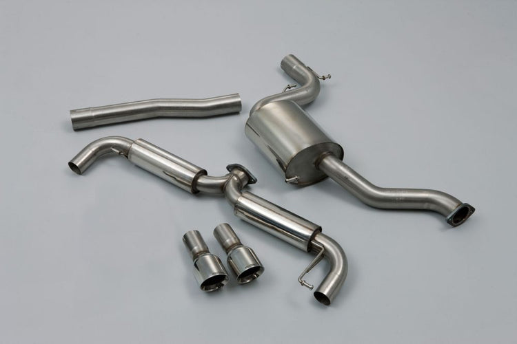 Volkswagen Golf Mk6 GTi 2.0 TSI 210PS 2009-2013 Cat-back Exhaust - Resonated Cerakote Black Tips Volkswagen Golf Mk6 GTi 2.0 TSI 210PS 2009-2013 Cat-back Exhaust - Resonated Cerakote Black Tips