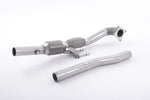 Milltek Stainless Steel Cast Large Bore Downpipe with Hi-Flow Sports Catalyst (For Milltek Race Cat-Back) for Volkswagen Golf Mk6 R 2009-2013