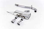Milltek 3" Race Non-Resonated Cat-Back Exhaust System with GT-100 Tips for Volkswagen Golf Mk6 R 2009-2013
