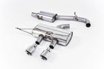 Milltek 3" Race Resonated Cat-Back Exhaust System with GT-100 Tips for Volkswagen Golf Mk6 R 2009-2013