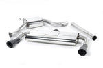 Milltek Sport exhaust system parts for 2013-2016 Volkswagen Golf MK7 GTi (part SSXVW226): pipework, silencers and black tailpipe tips
