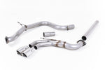 Milltek Non-Resonated Cat-Back Exhaust System with Twin GT-80 Tips for Volkswagen Golf MK7 GTD 2013-2016