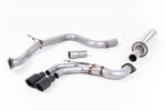 Milltek Resonated Cat-Back Exhaust System with Twin GT-80 Tips for Volkswagen Golf MK7 GTD 2013-2016