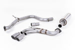 Milltek Resonated Cat-Back Exhaust System with Twin GT-80 Tips for Volkswagen Golf MK7 GTD 2013-2016