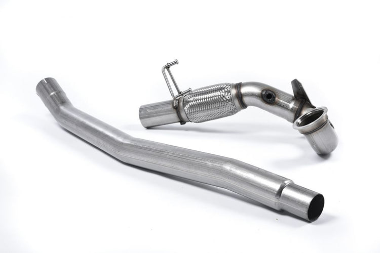 Volkswagen Golf Mk7.5 R 2.0 TSI 310PS (Non-GPF Equipped Models Only) - 76mm & EC Approved Systems 2017-2021 Large-bore Downpipe and De-cat Exhaust - Fits with OE System Volkswagen Golf Mk7.5 R 2.0 TSI 310PS (Non-GPF Equipped Models Only) - 76mm & EC Approved Systems 2017-2021 Large-bore Downpipe and De-cat Exhaust - Fits with OE System