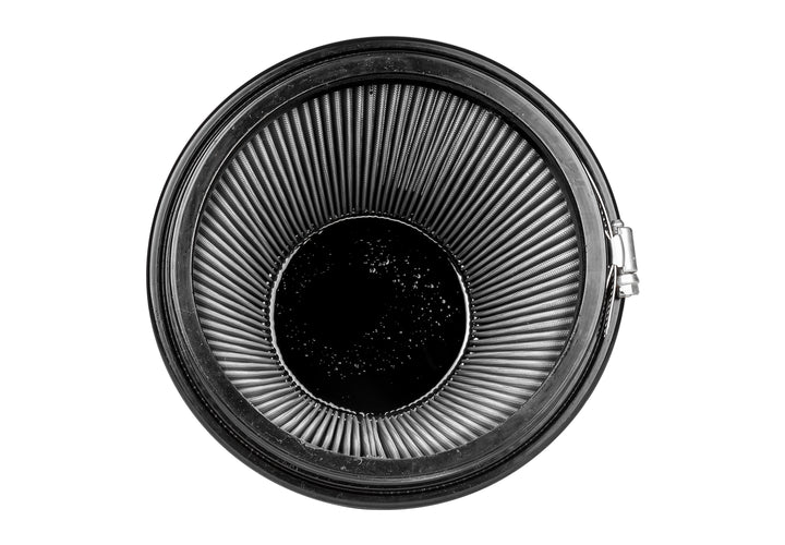 Close View of Stillen Trupower Cold Air Intake w/ Direct Flow/Dry Filter for Toyota Tundra 2014-2020 with white background