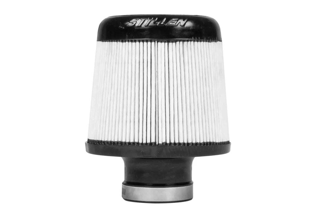 A front view of the filter of Stillen Trupower Cold Air Dry Intake for Toyota Sequoia 2023-2025 with white background