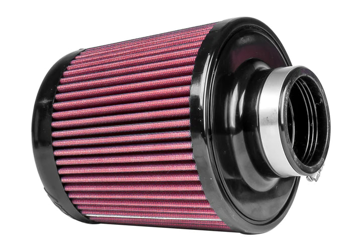 Close-up shot view of Stillen Dual Long Tube Air Intake (Gen 2) [Z34] - Oil Filter for Nissan 370Z 2009-2020 with white background