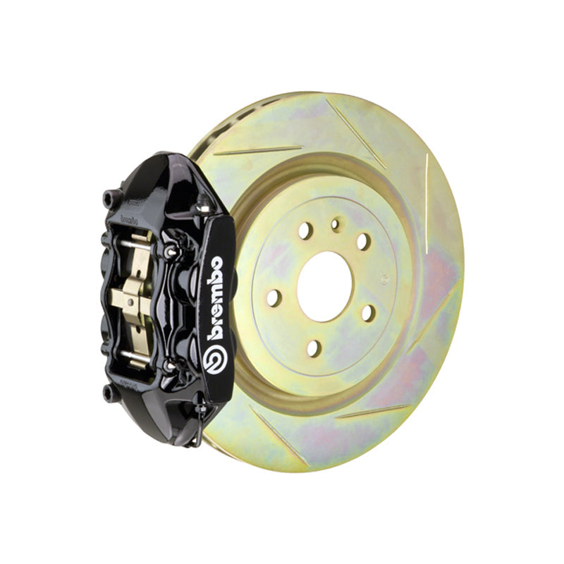 Focus Brembo GT 4-piston front kit, black caliper, 336mm type 1 slotted 1-piece disc