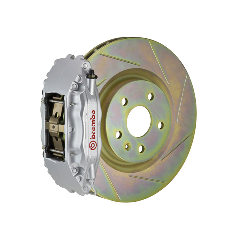 FR-S Brembo GT 4-piston front kit, silver caliper (H family), 326mm type 1 slotted 1-piece disc