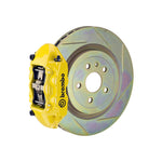 Focus Brembo GT 4-piston front kit, yellow caliper, 336mm type 1 slotted 1-piece disc