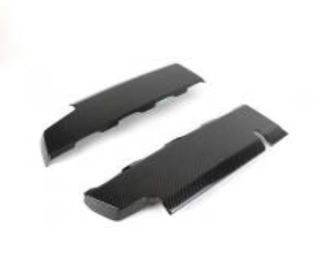 A top view of fuel rail covers of the APR Performance Engine Cover Package Chevrolet Corvette C7 2014-2019 with white background