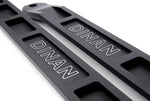 A top close up view of Dinan Strut Tower Braces for BMW with white background