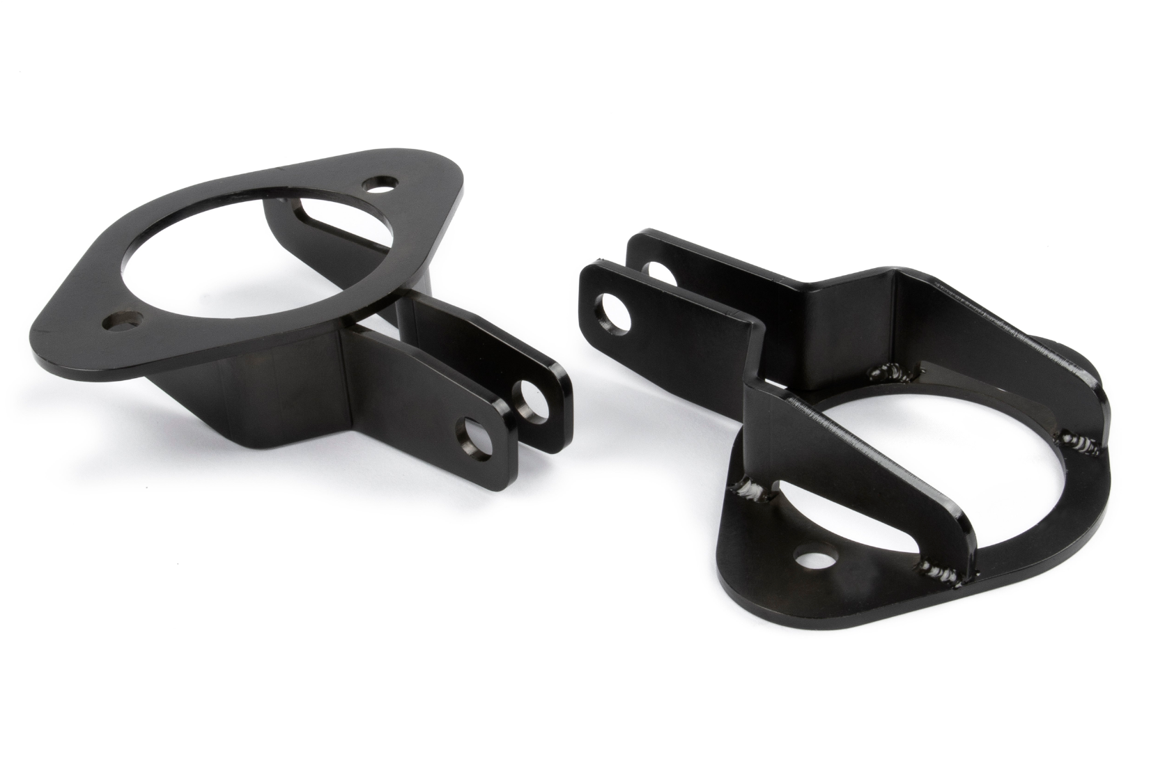 A top view of both braces of the Dinan Shock Tower Brace for BMW with white background